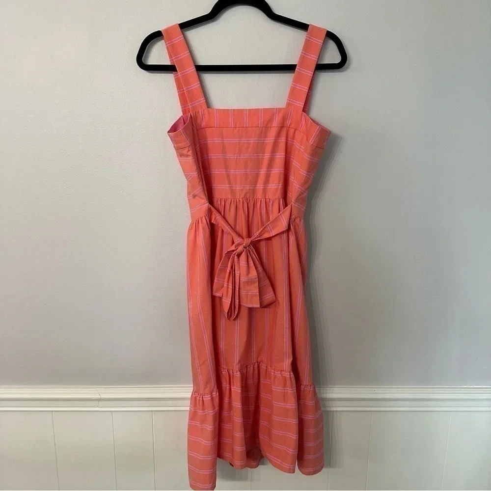 Gal Meets Glam Ariel Pink Stripe Dress with Square Neckline Size US 8 GUC - Picture 10 of 10